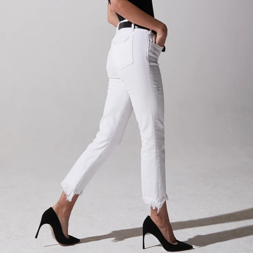 McGuire Valletta Straight White Jeans